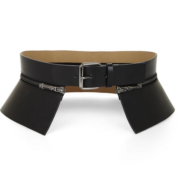 BCBGMaxAzria Accessories - BCBG MAXAZRIA Peplum Zippered Waist Belt